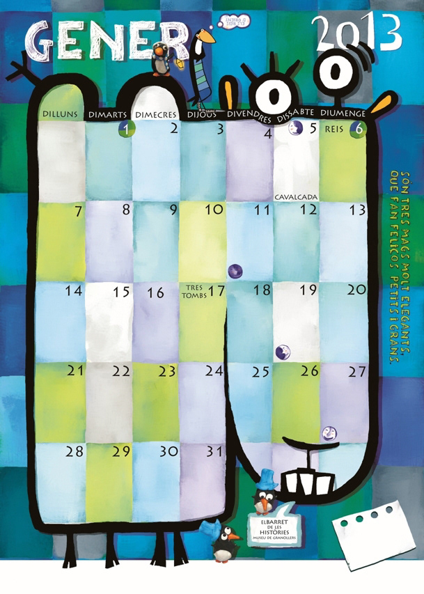 Calendari pel Parc Infantil de Nadal de Granollers