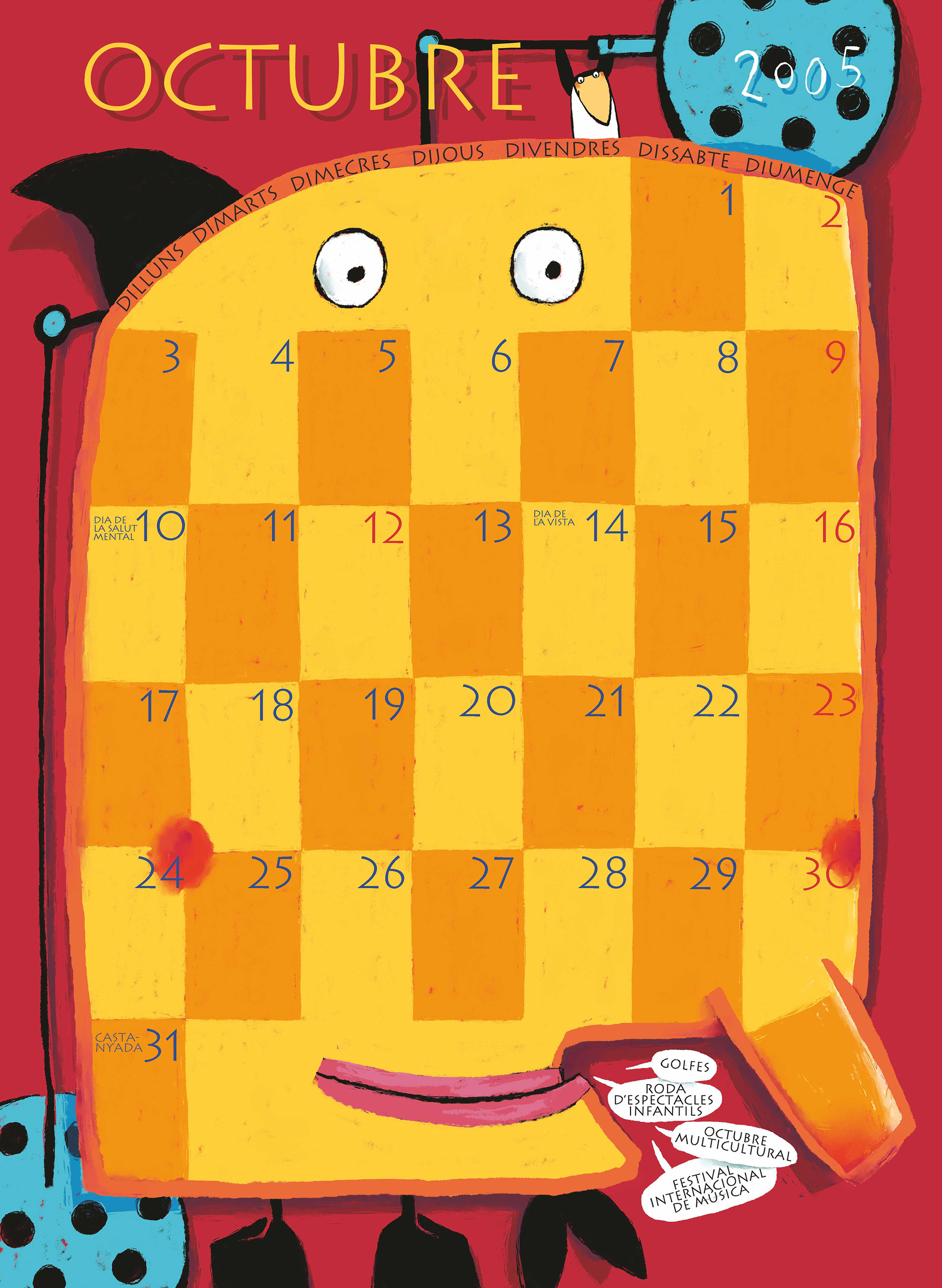Calendari pel Parc Infantil de Nadal de Granollers