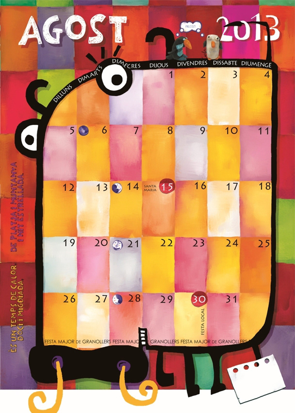 Calendari pel Parc Infantil de Nadal de Granollers
