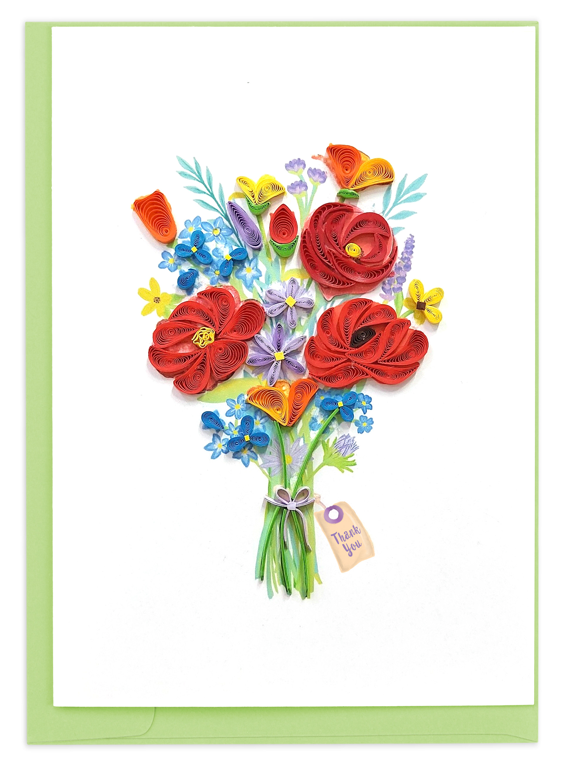 Thank You Bouquet Quilling Card | Designed for Paper Source