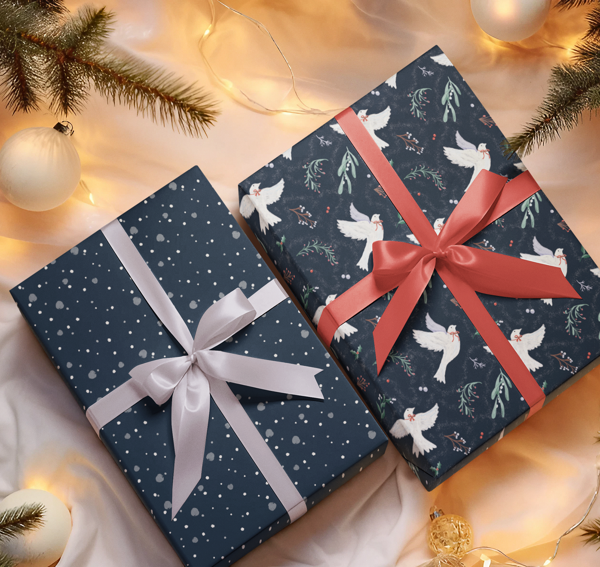 Holiday Gift Wrap Concept