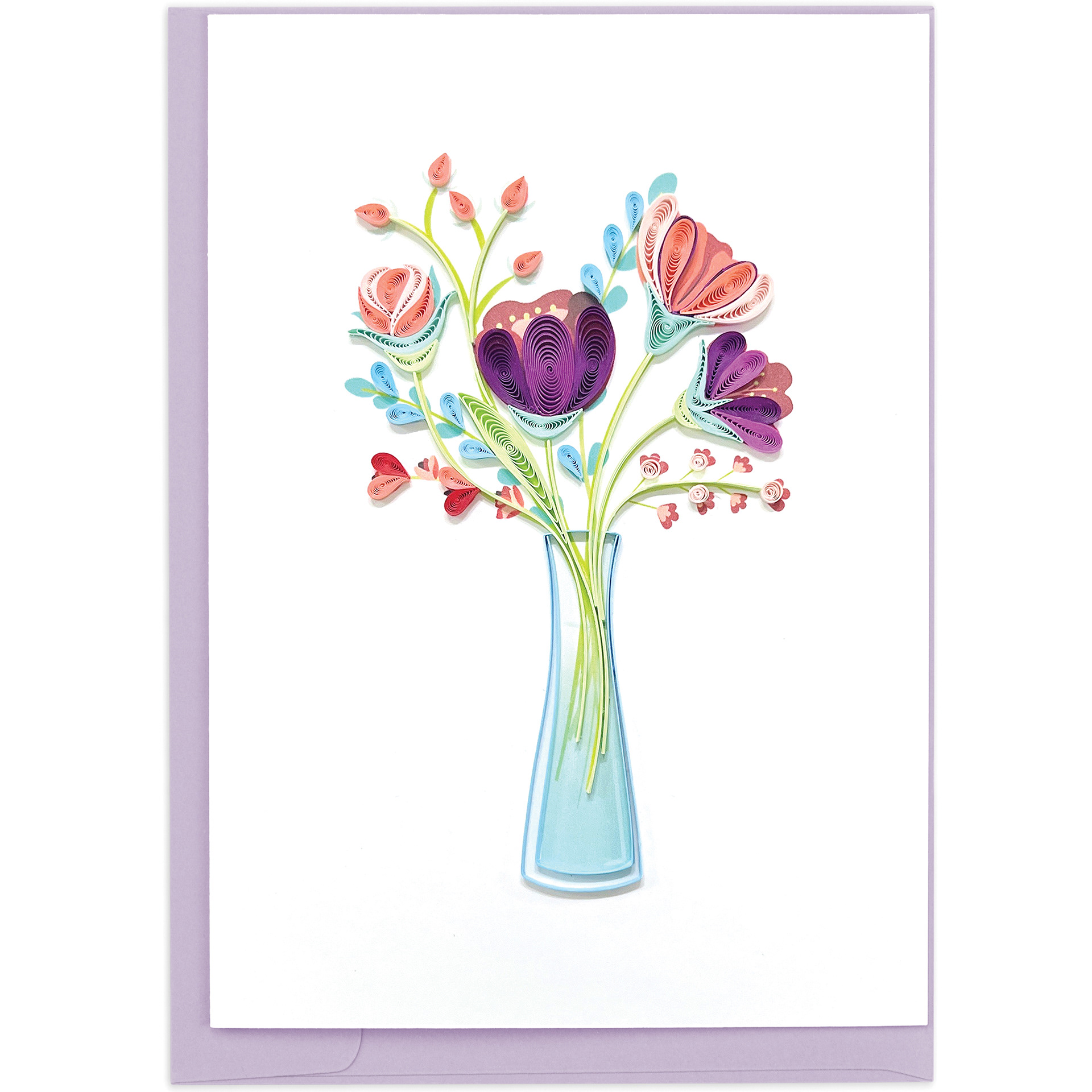 Skinny Vase Quilling Card | Designed for Papyrus