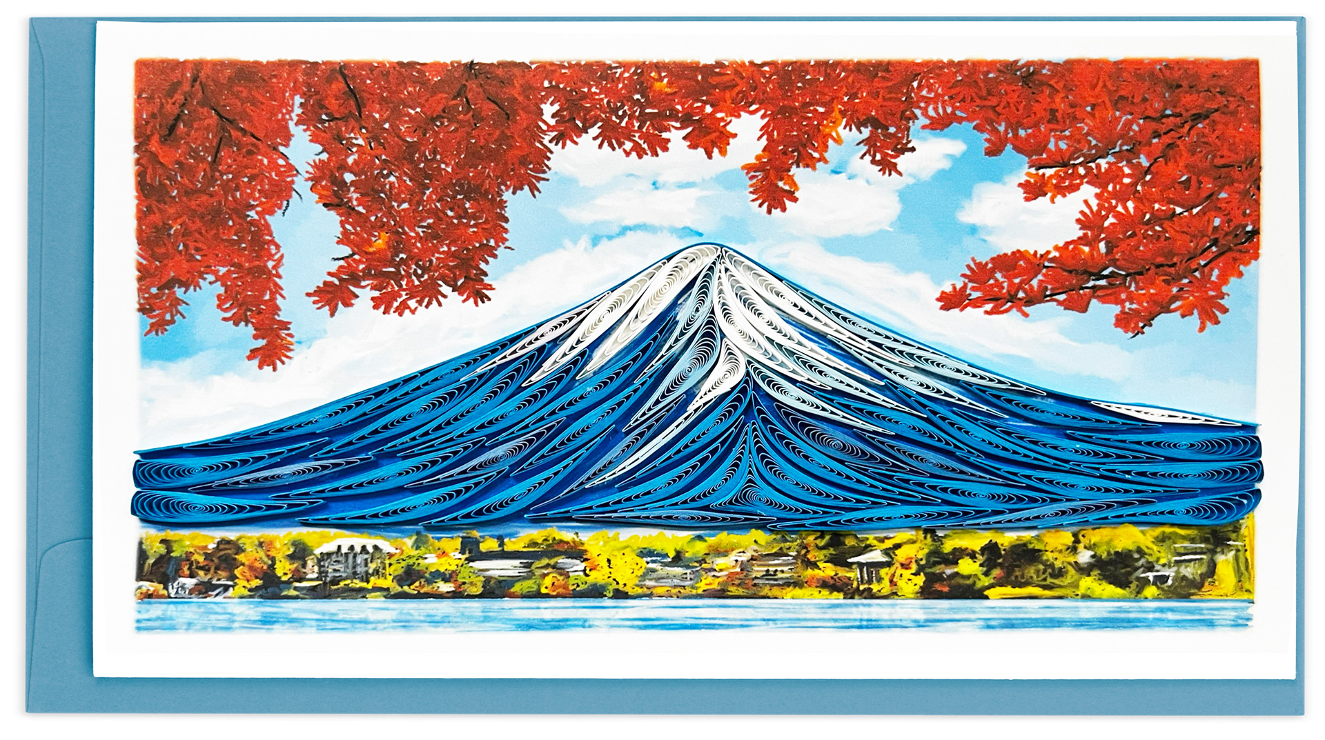 Mount Fuji - Quilled Card
