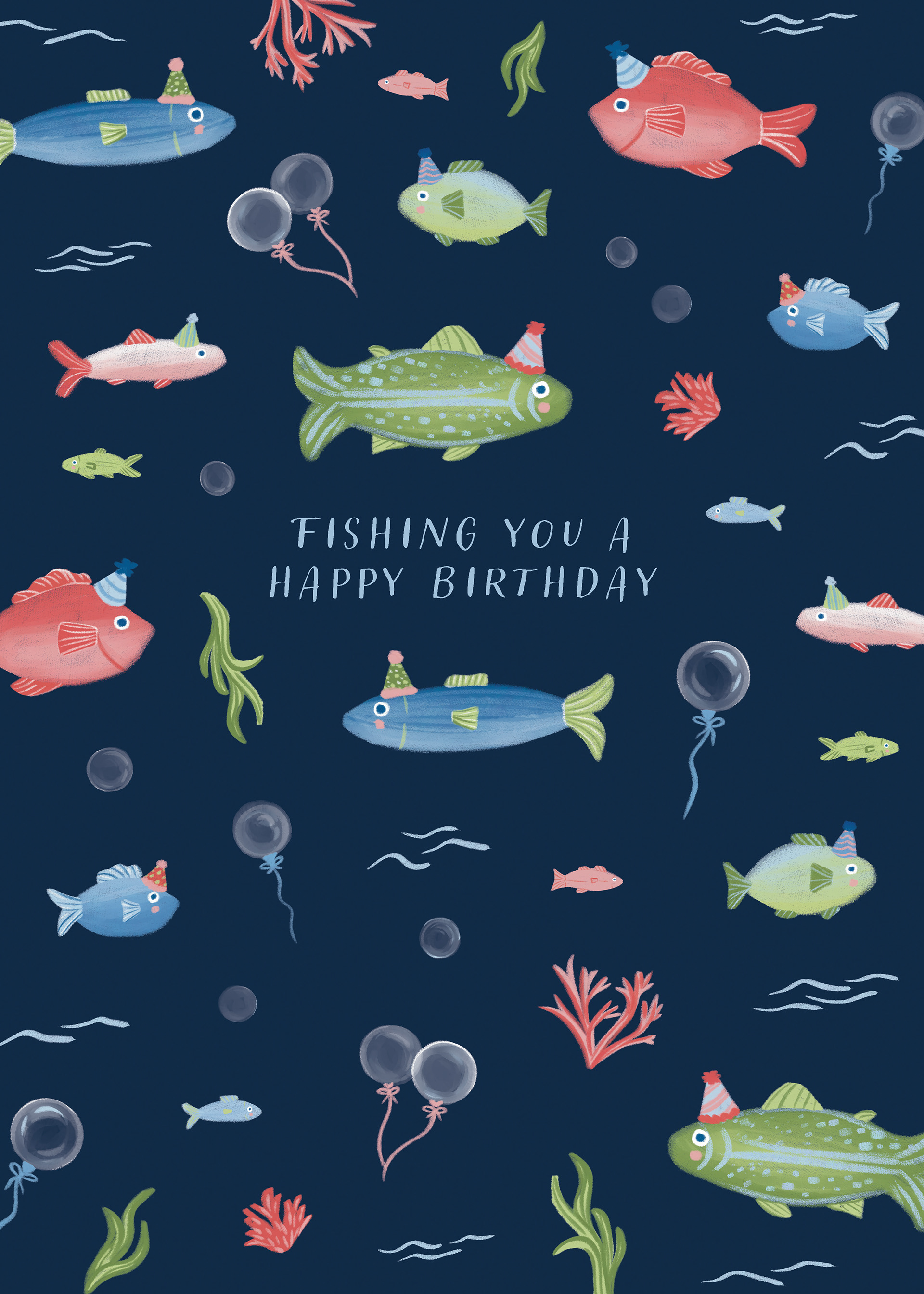 Fish Birthday Card