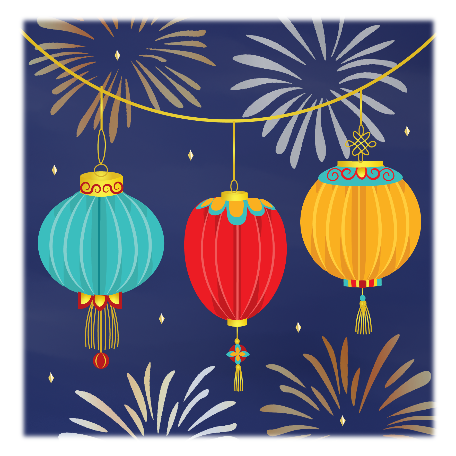 Lunar New Year - Vector Artwork