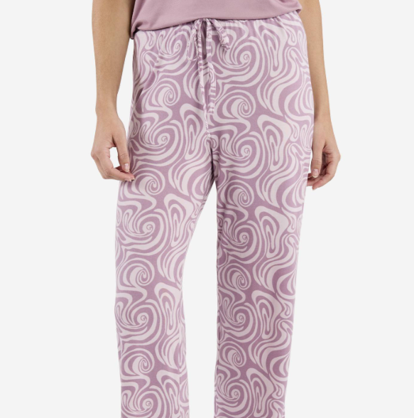 Mauve Swirl PJ Pants