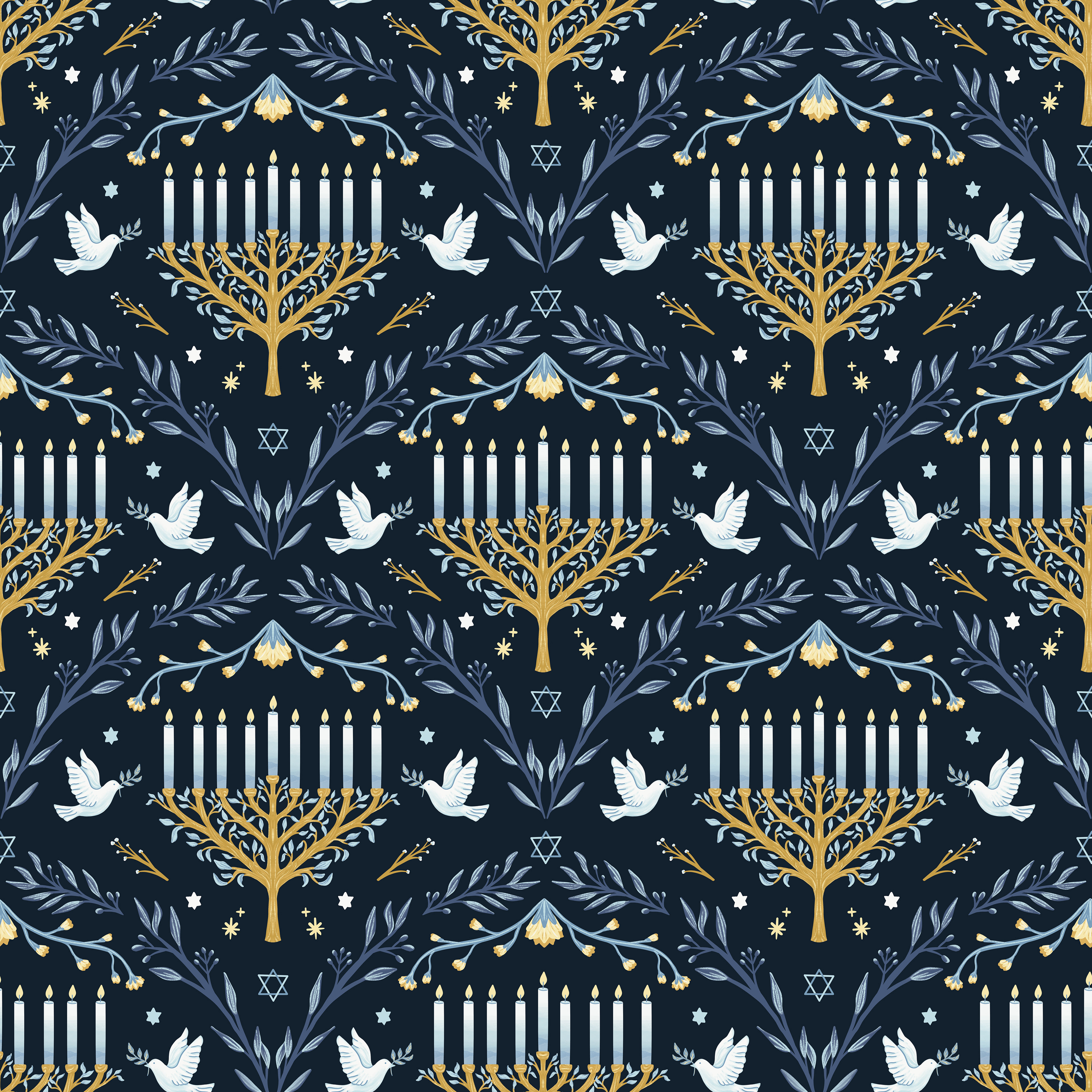 Hanukkah Pattern