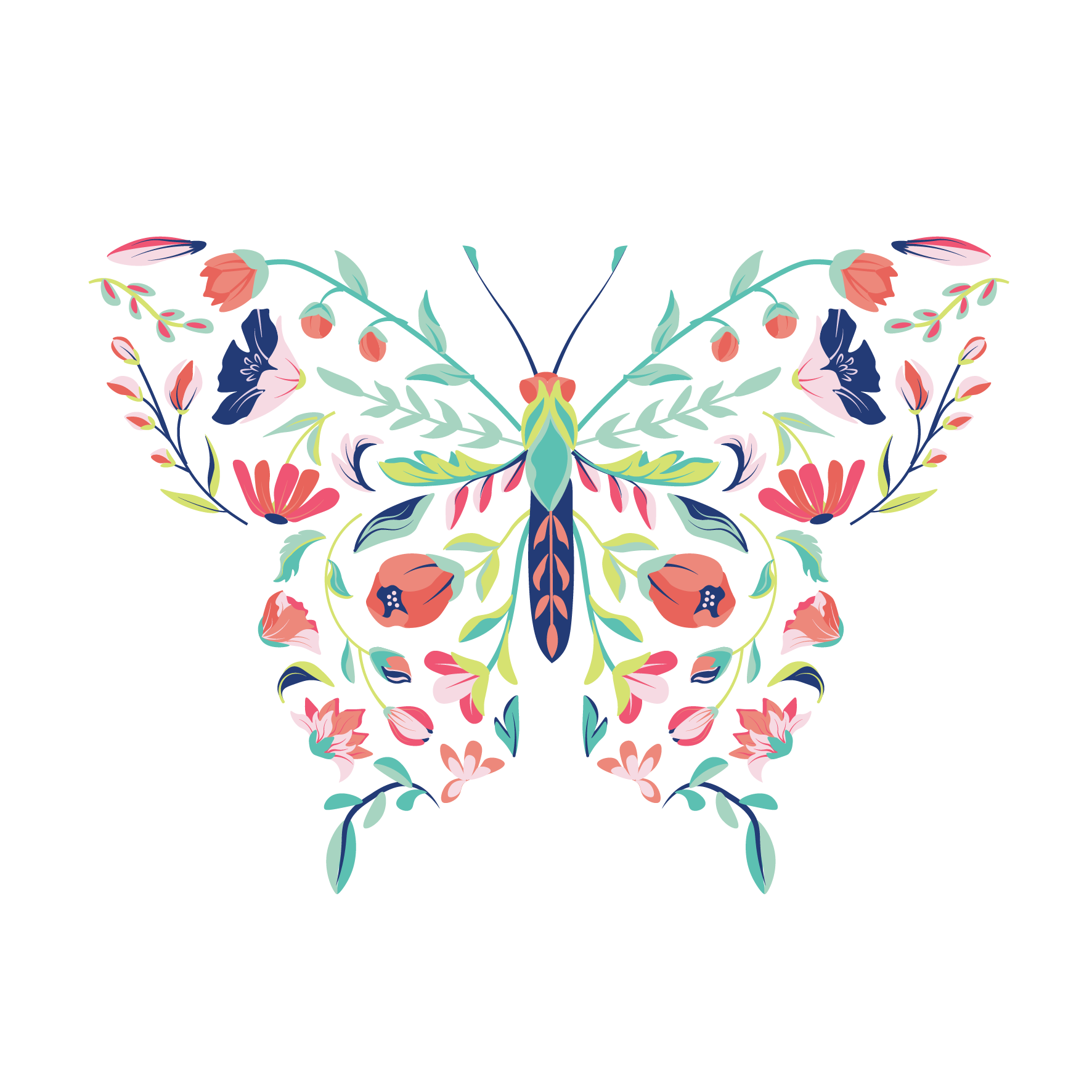 Floral Butterfly | Designed for Quilling Card