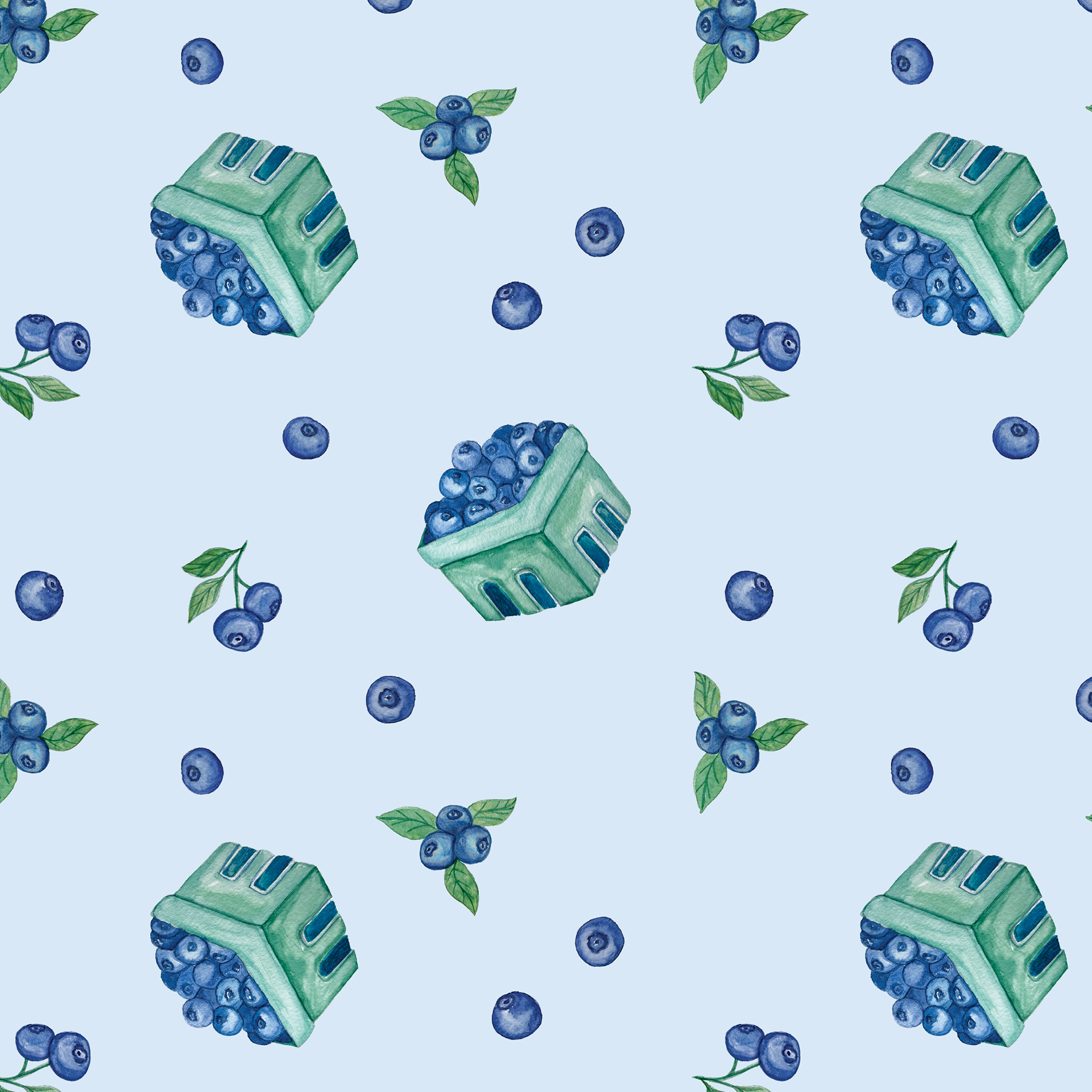 Blueberry Pattern