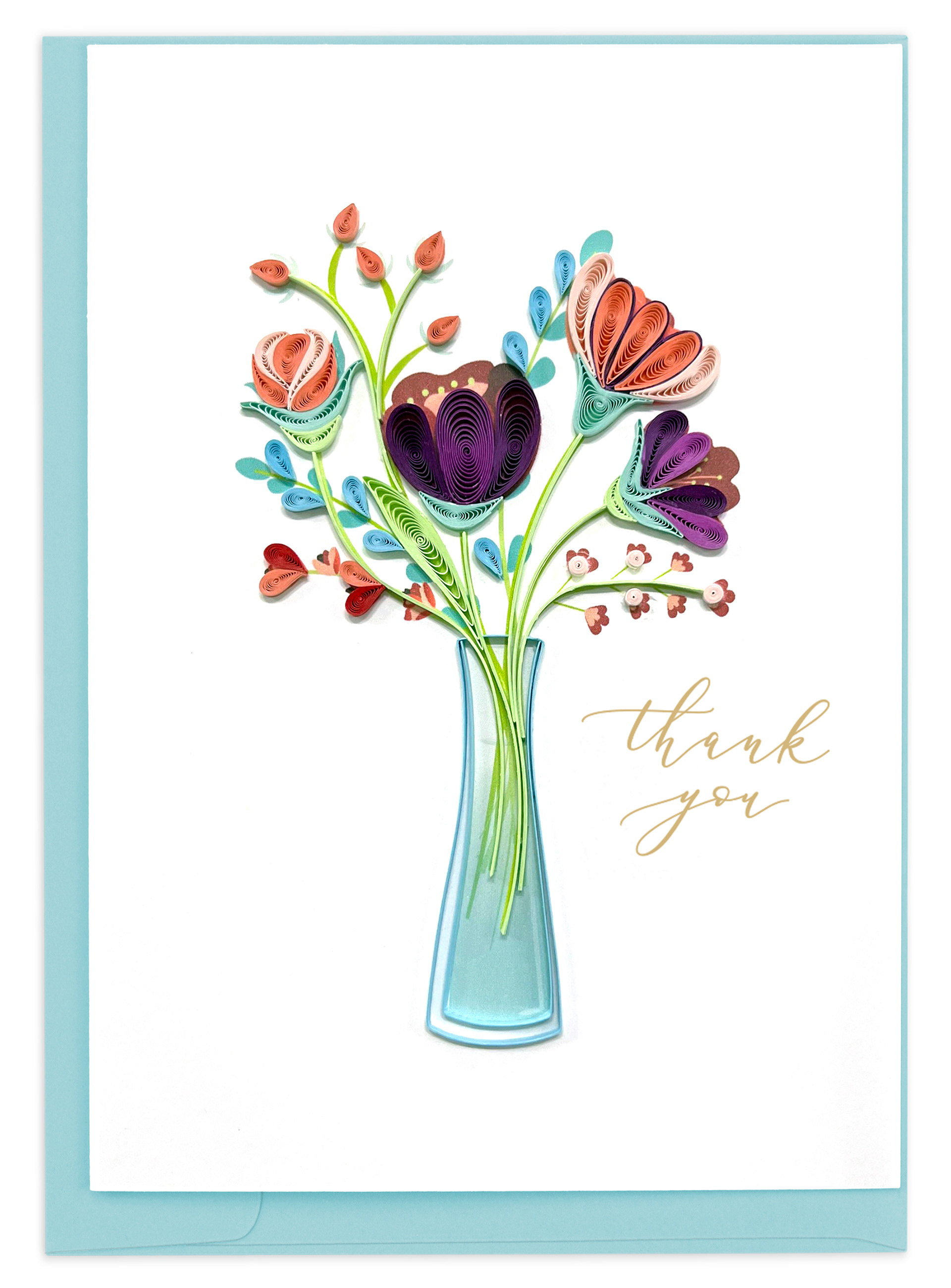 Skinny Vase Quilling Card | Designed for Papyrus