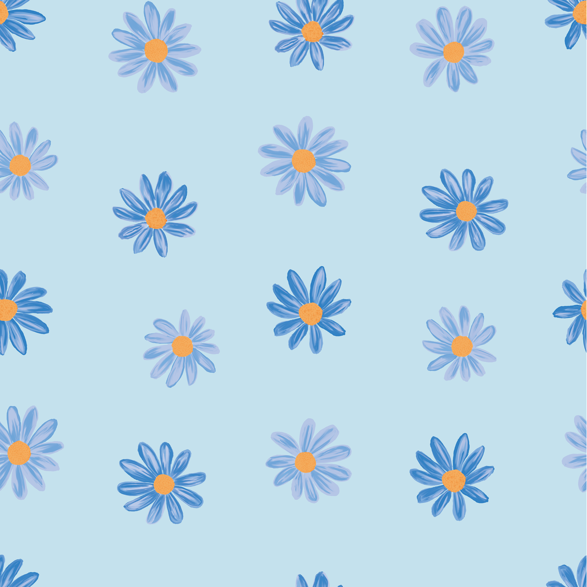 Daisies Pattern for Pajama Pants