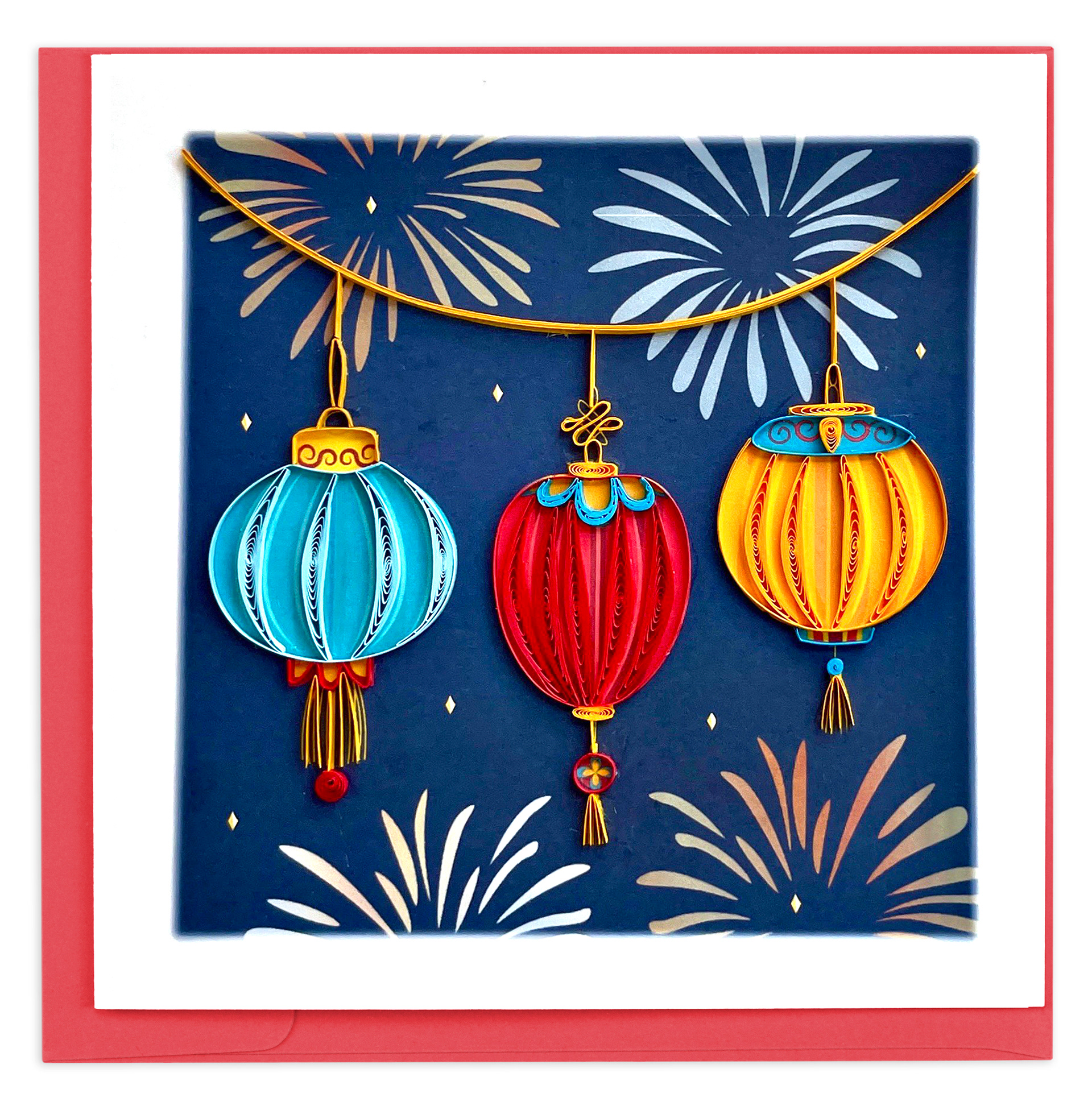 Lunar New Year - Quilled Card