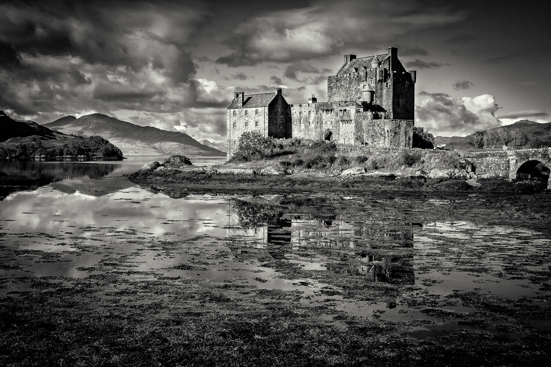 Eilean Donan Monochrome