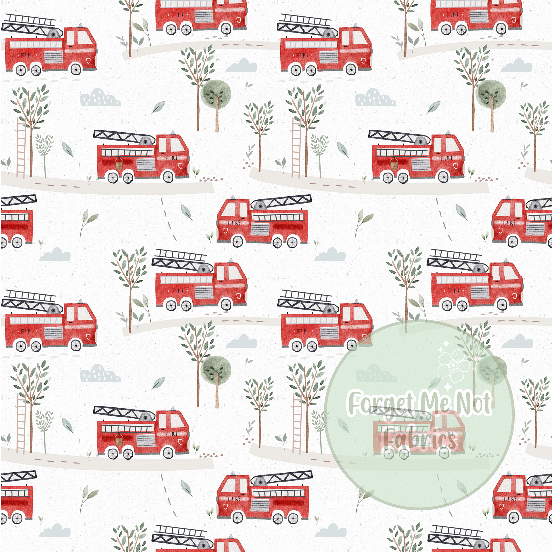 Fire Truck - White