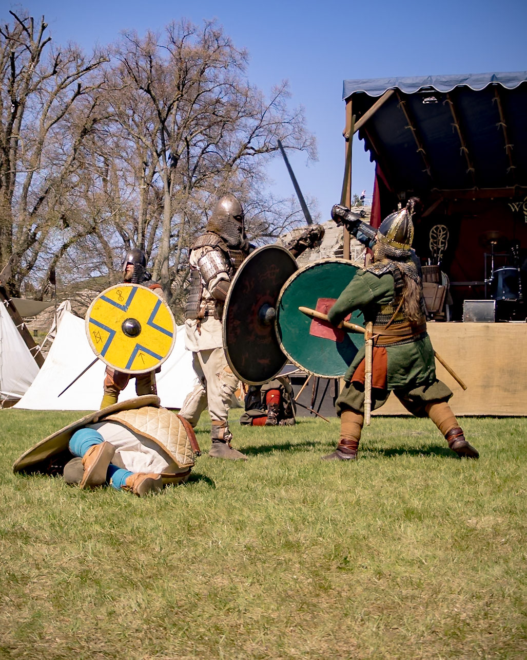 Kampf der Wikinger @ Wikinger auf Burg Regenstein