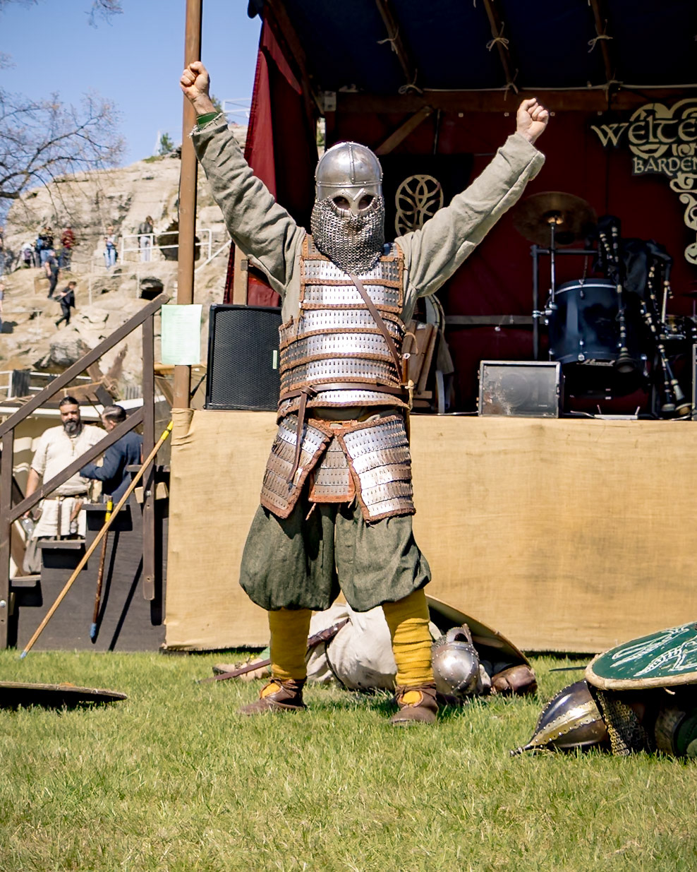 Kampf der Wikinger @ Wikinger auf Burg Regenstein