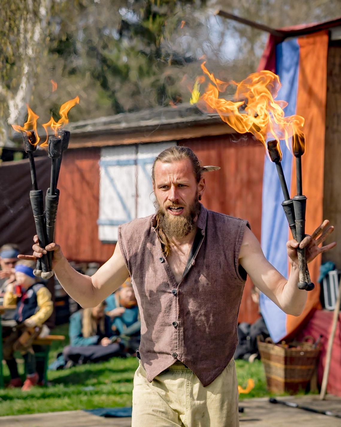 Gabriel Feuershow @ Mittelalterfest Kennelbad
