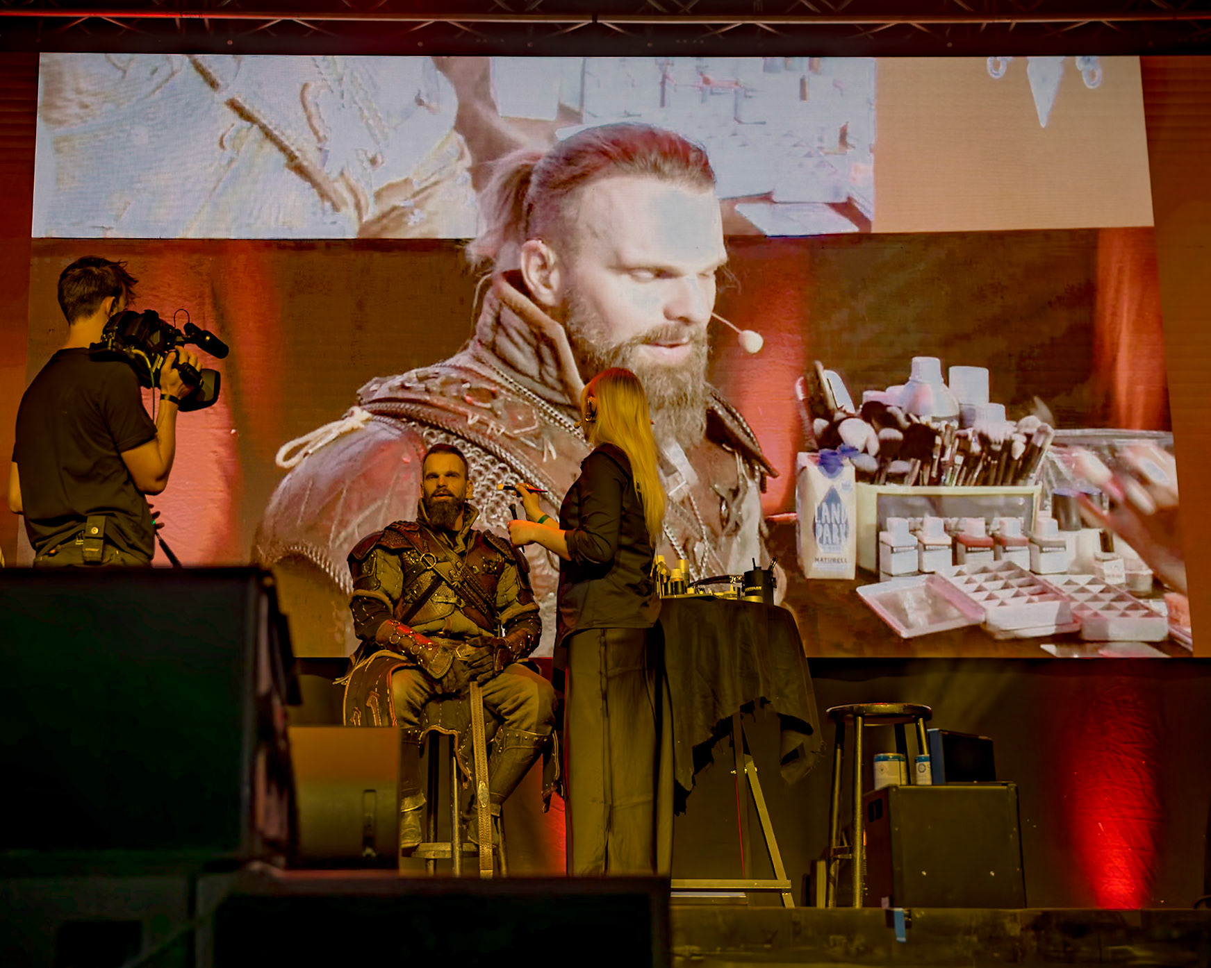 Liveschminken mit Kryolan und Alea @ RolePlay Verse