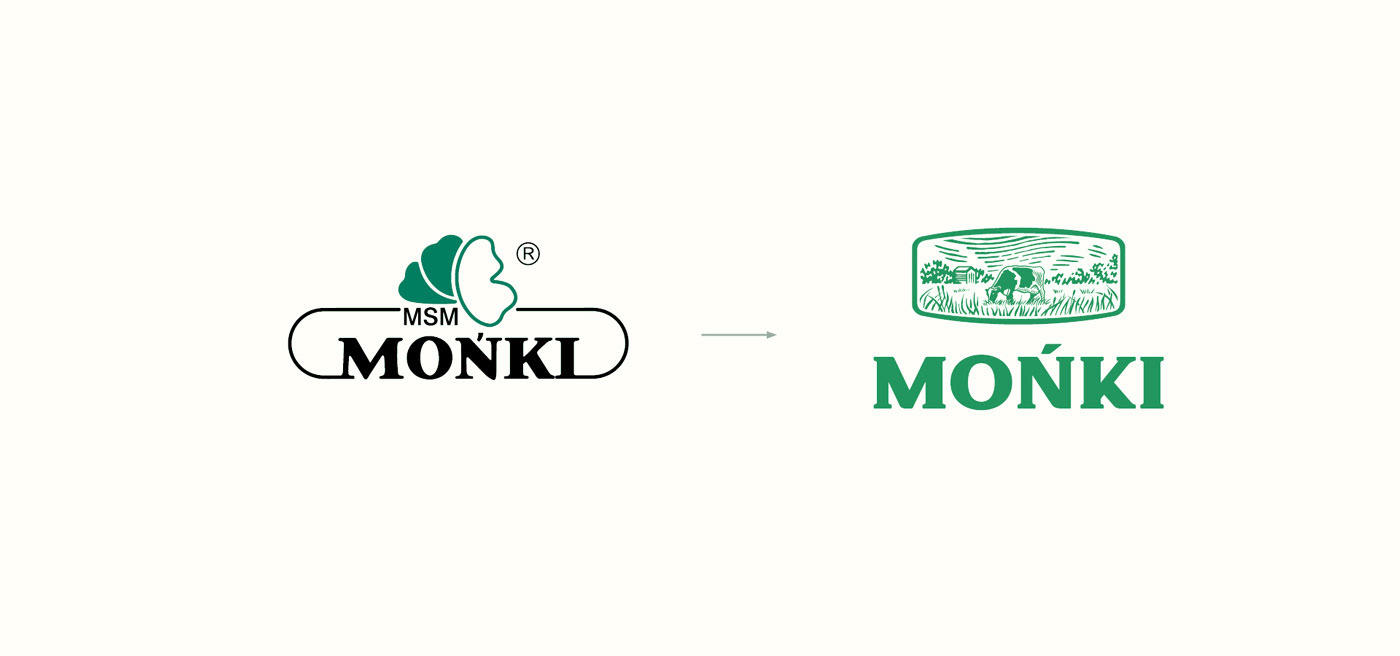 Monki logo old vs new