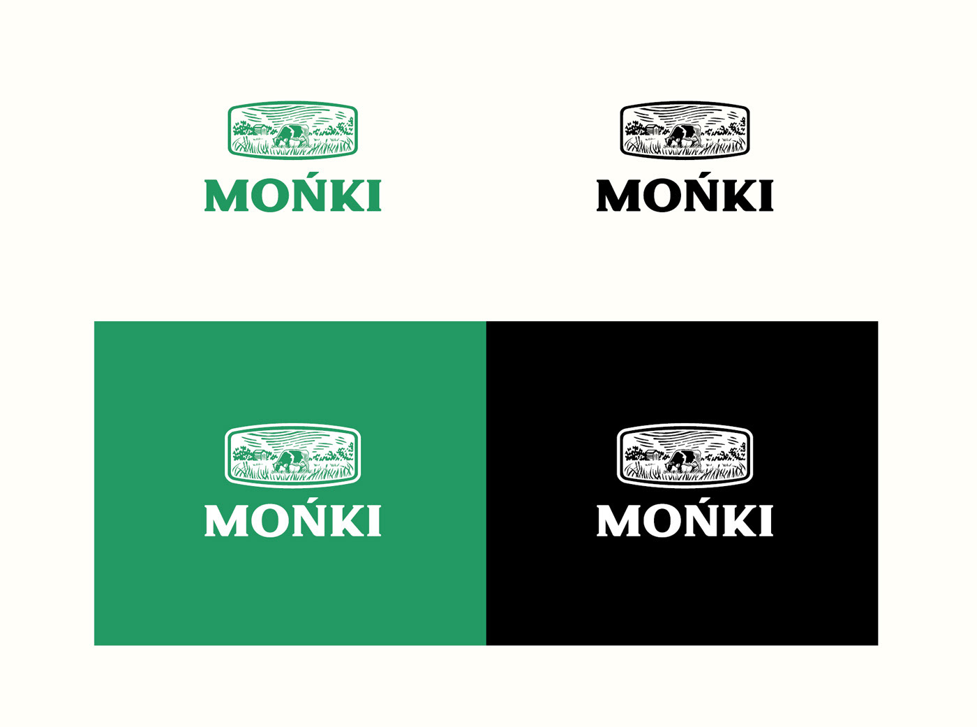 Monki logotype variations