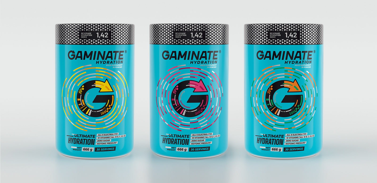 Gaminate Hydration product visualization