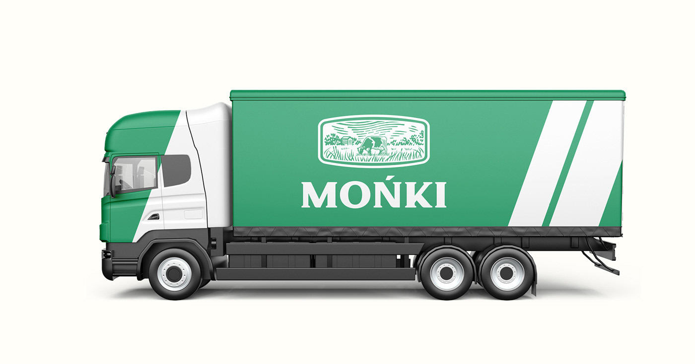 Monki brand implementation on a truck