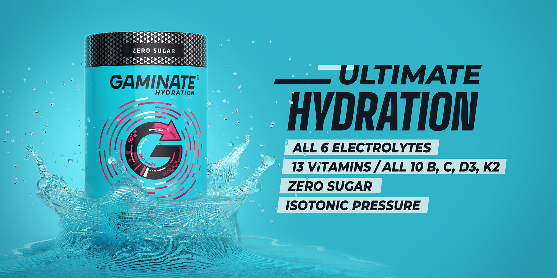 Gaminate Hydration Hero image Ultimate Hydration