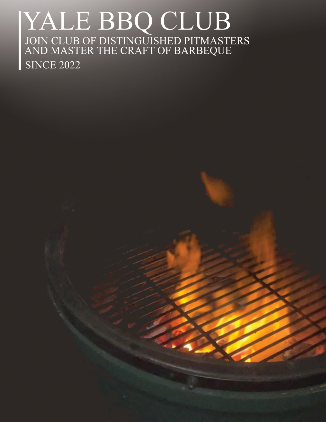 Yale BBQ club poster