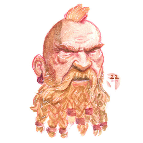 Watercolor Portrait study
