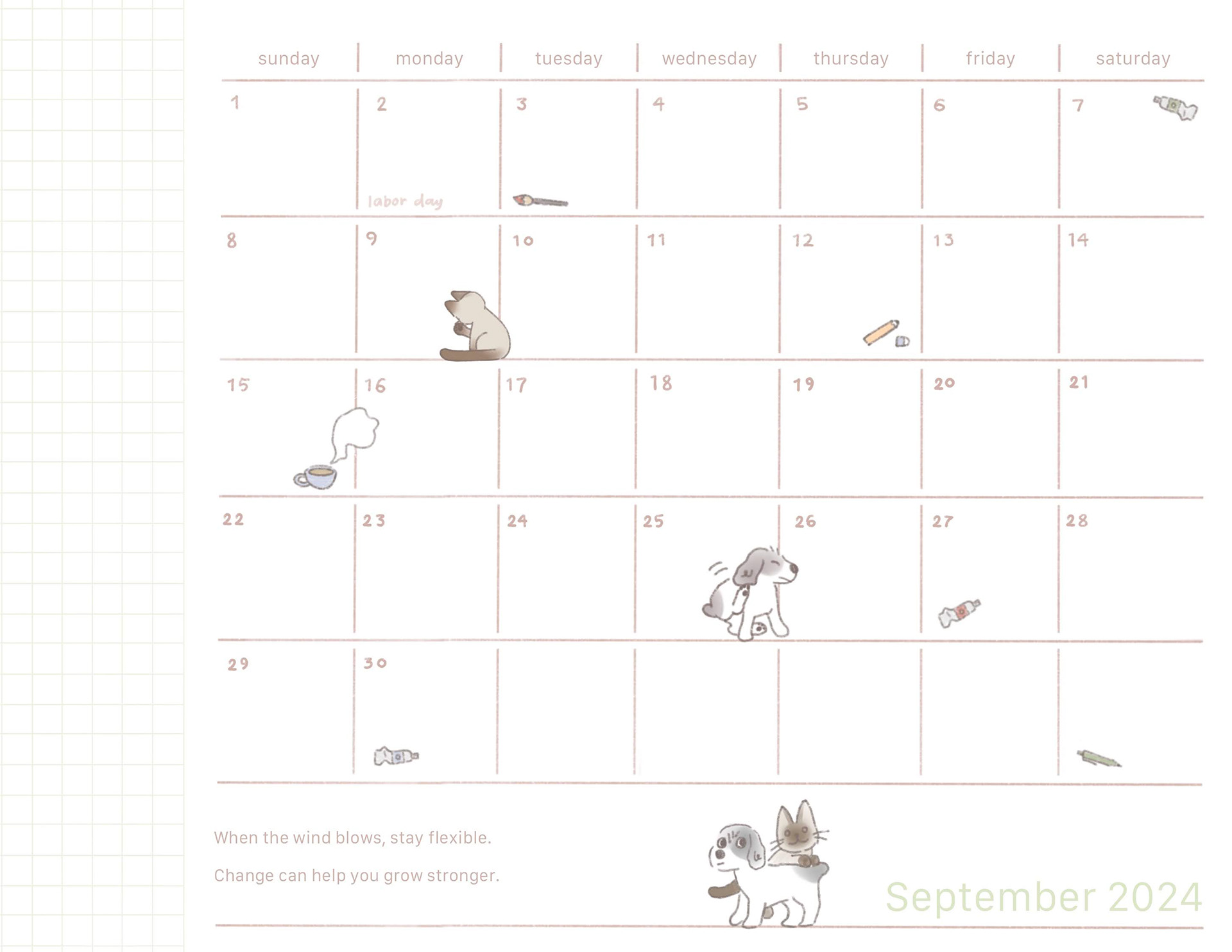 2024 Calendar made for friends & family