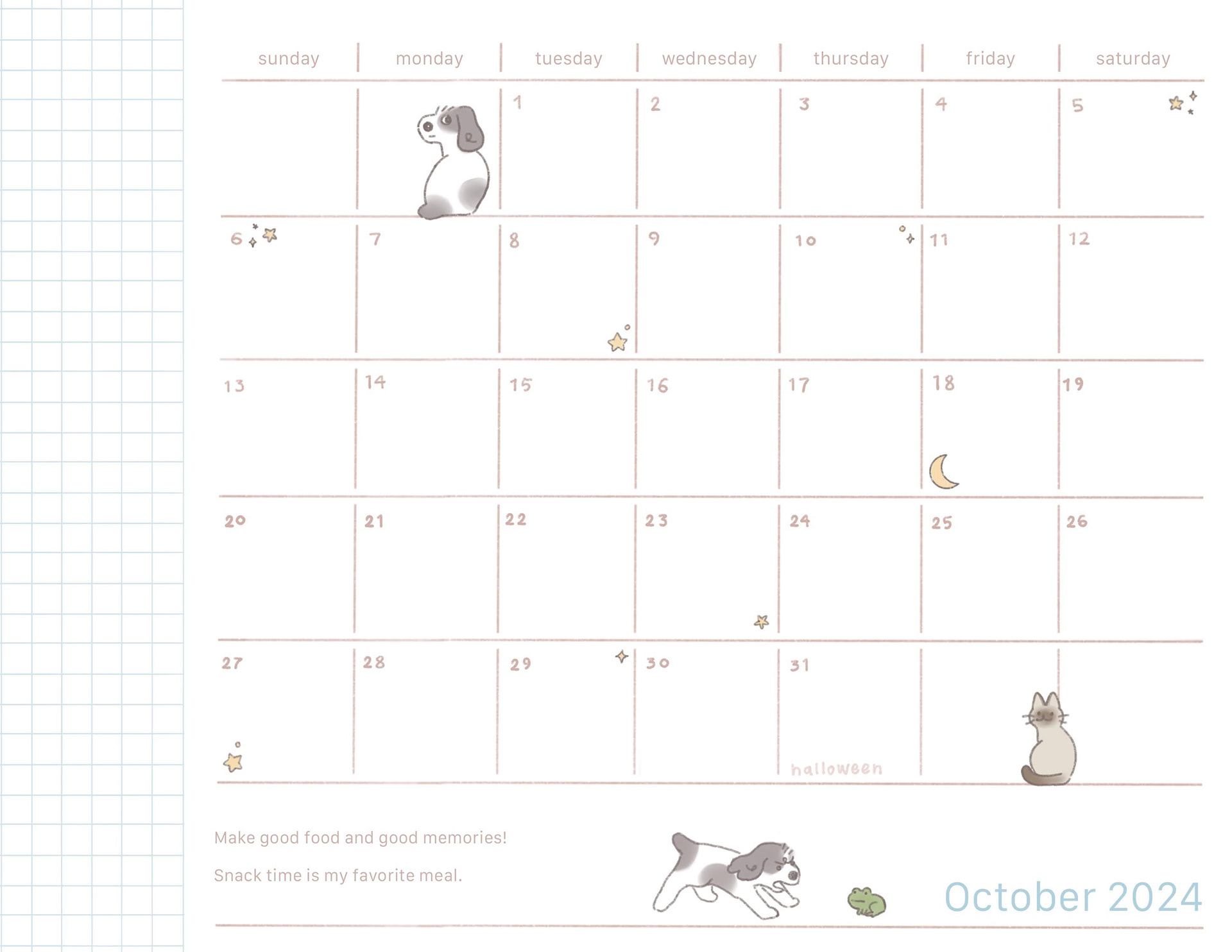 2024 Calendar made for friends & family