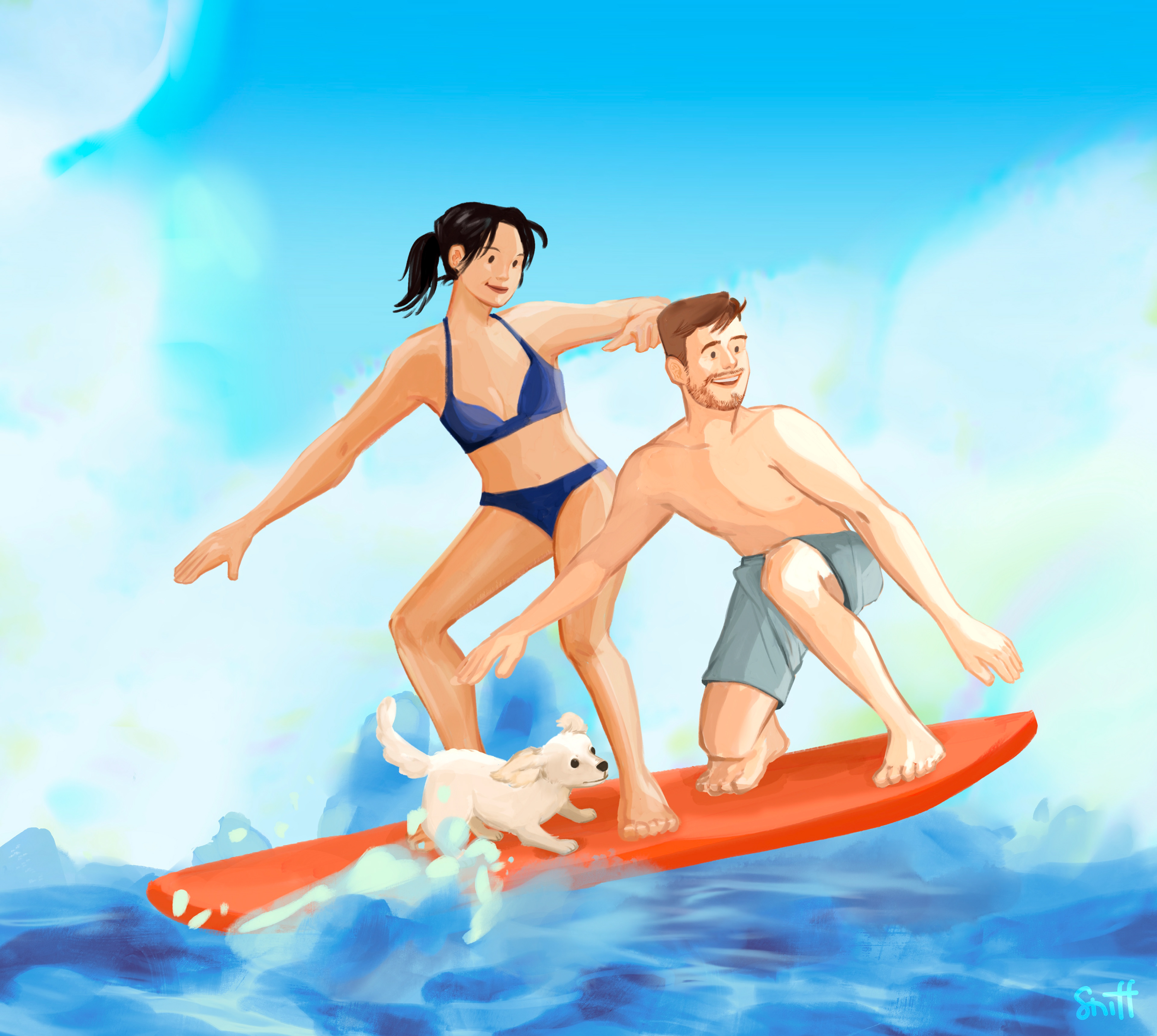 Family portrait commission