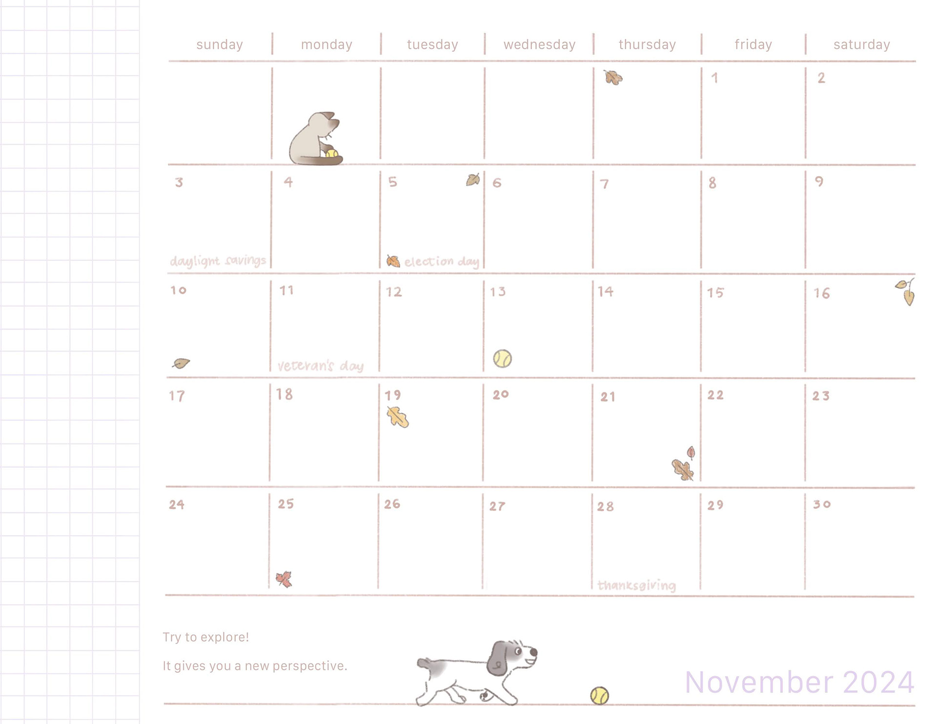 2024 Calendar made for friends & family