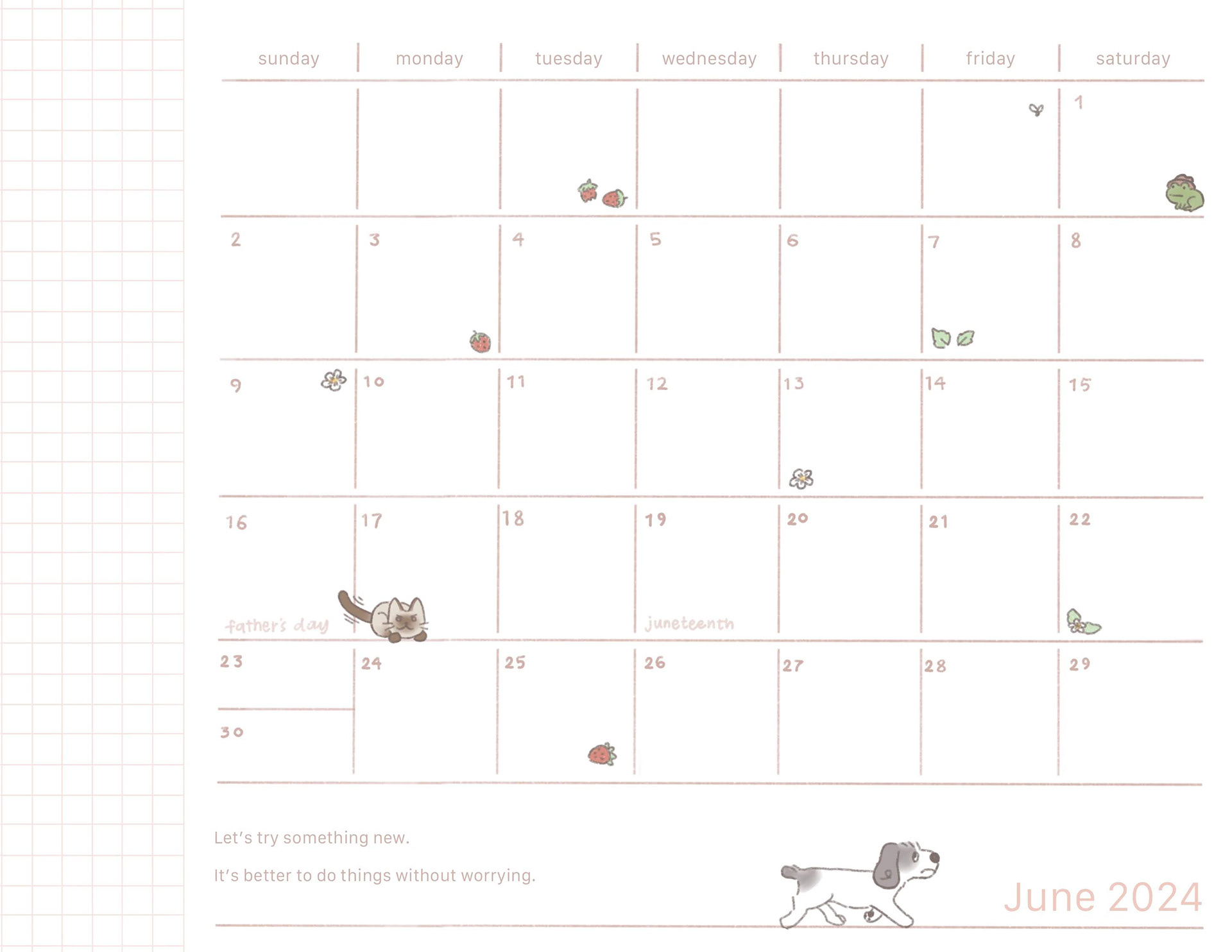 2024 Calendar made for friends & family