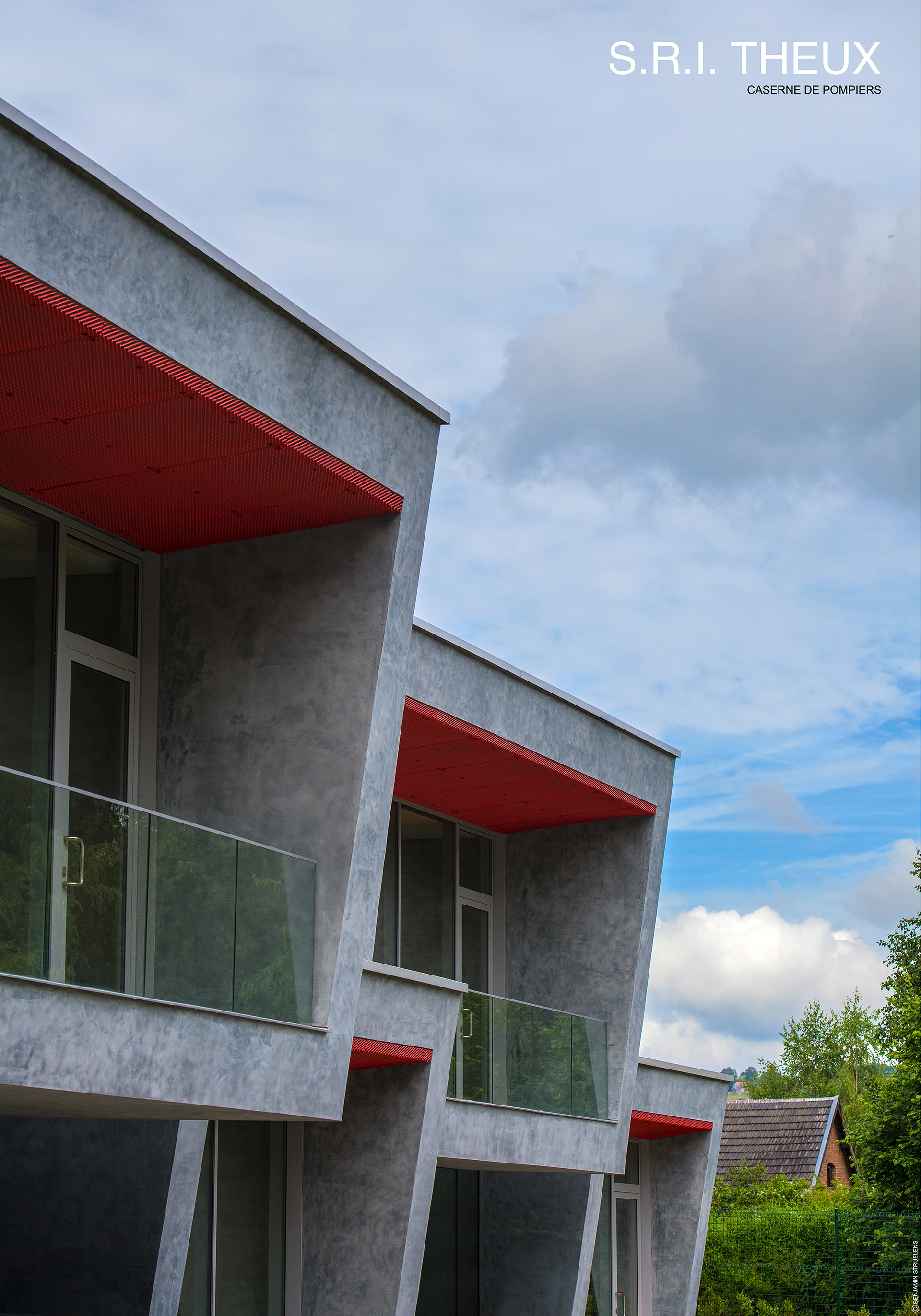 Firestation | Caserne de pompiers © MT4 Architects - Architectural office based in Brussels | Urbanism - Architecture - Design | Donatienne Gillet - Jean-Jacques Jungers