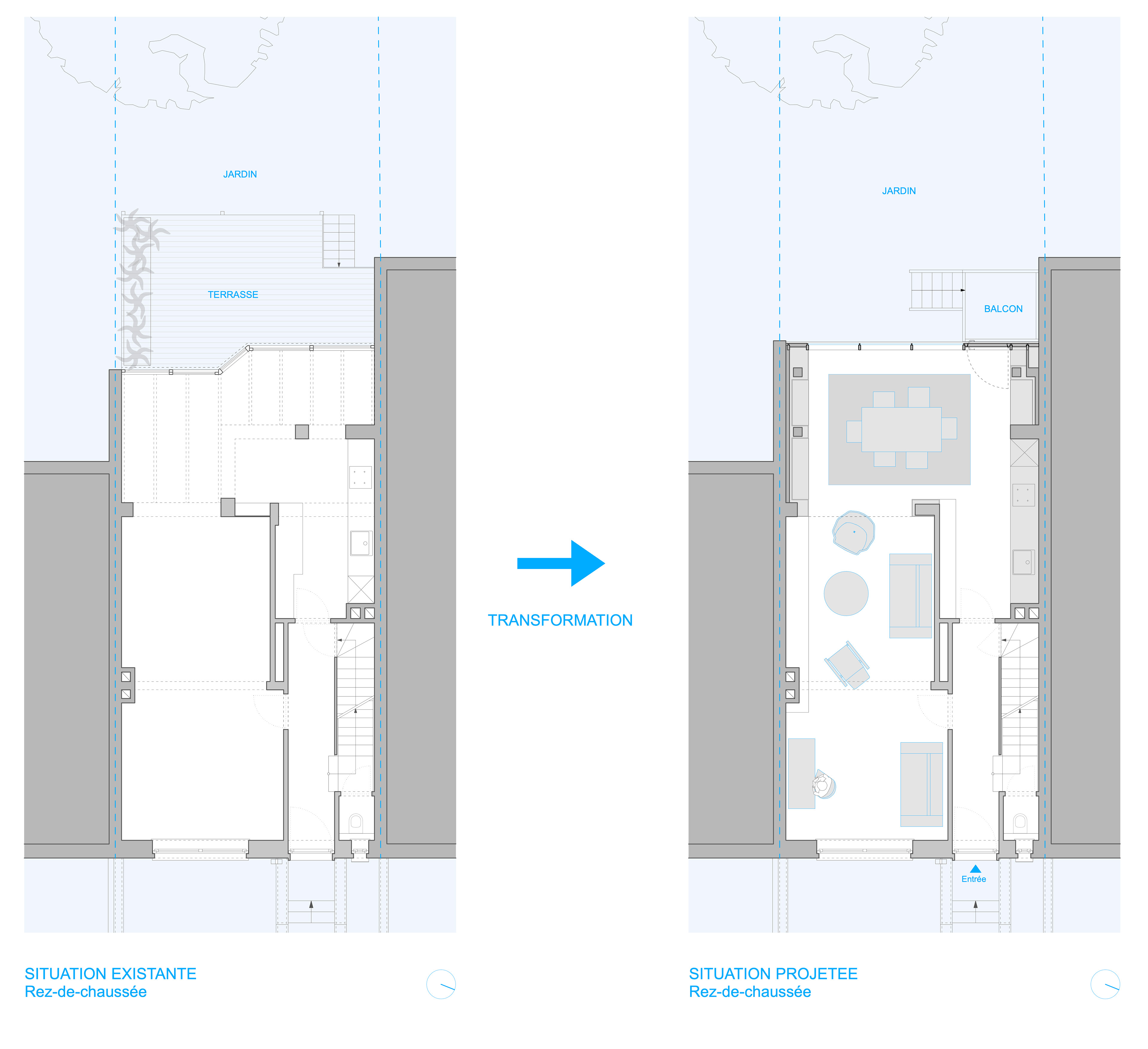 Extension Goemaere © MT4 Architects - Architectural office based in Brussels | Urbanism - Architecture - Design | Donatienne Gillet - Jean-Jacques Jungers