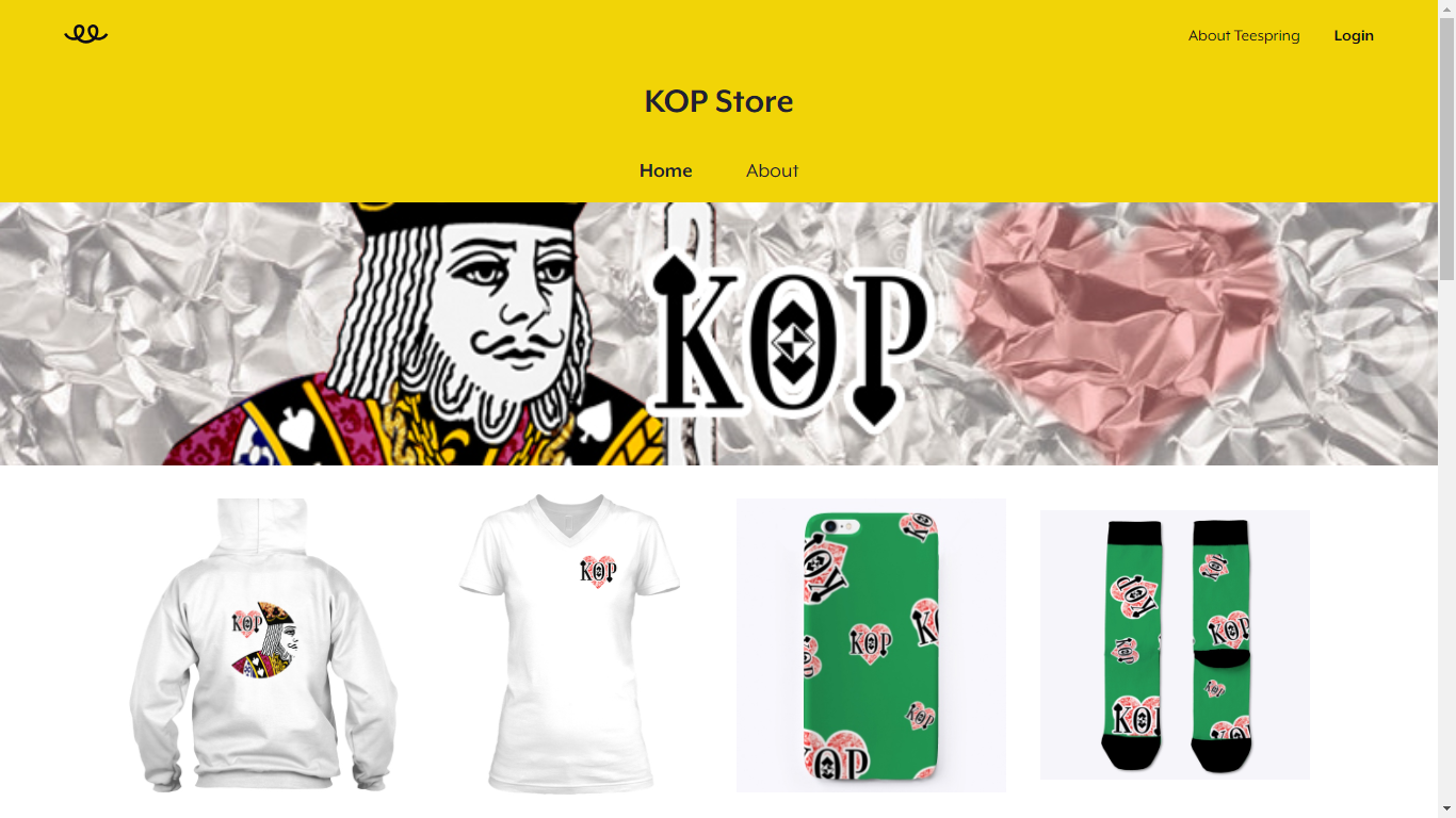 KOP Store eCommerce Site