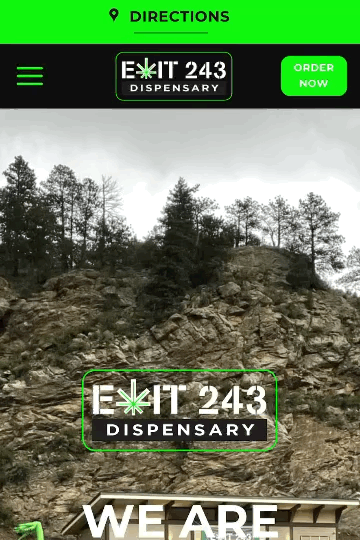 Exit 243 Mobile view