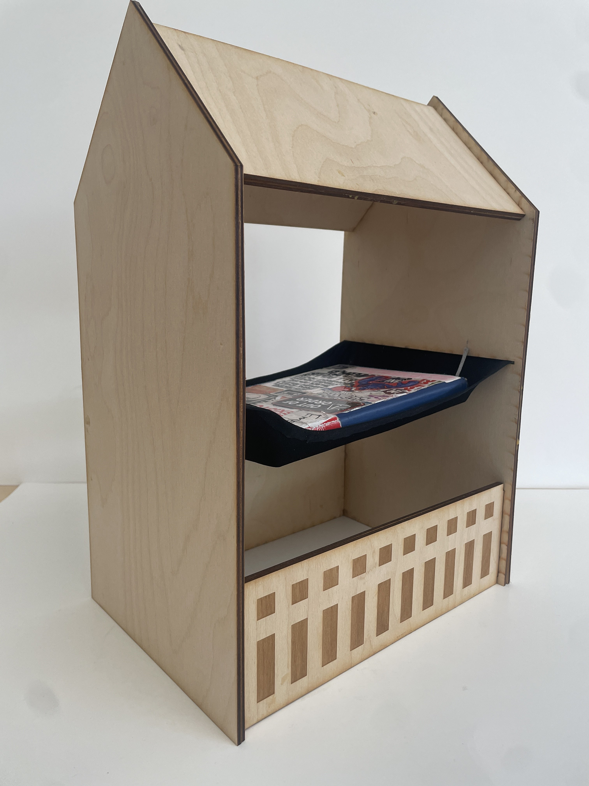 second prototype with book inside