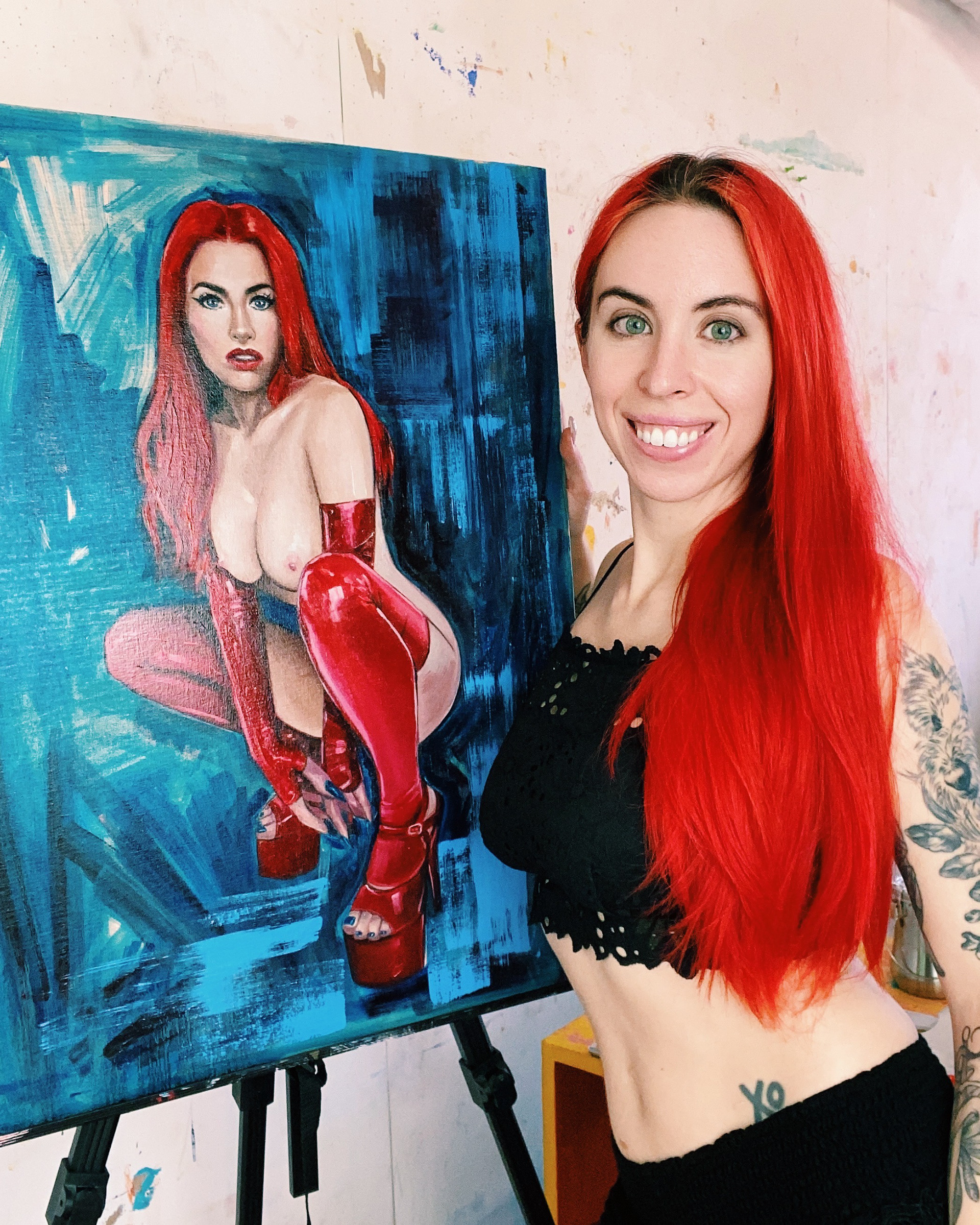 Latex Is Life - with the artist