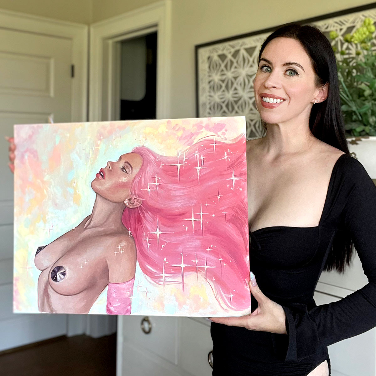 Pink Pony Girl - with the artist