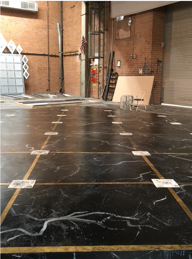 Heavily involved in the painting for my set design of Two Gents at Arizona Repertory Theatre. 