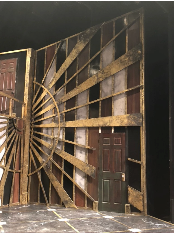 Heavily involved in the painting for my set design of Two Gents at Arizona Repertory Theatre. 