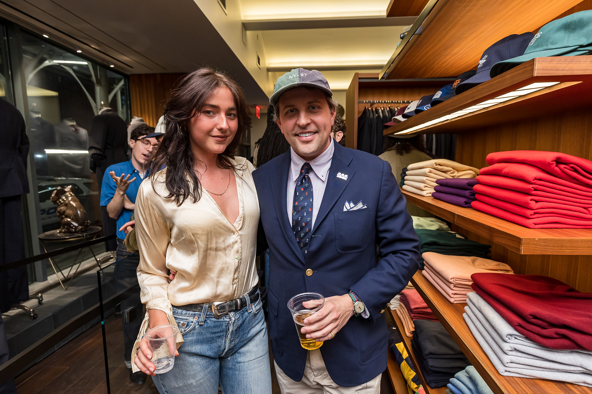 Collab Model Glennon Rose Wagner and Creative Director Jack Carlson