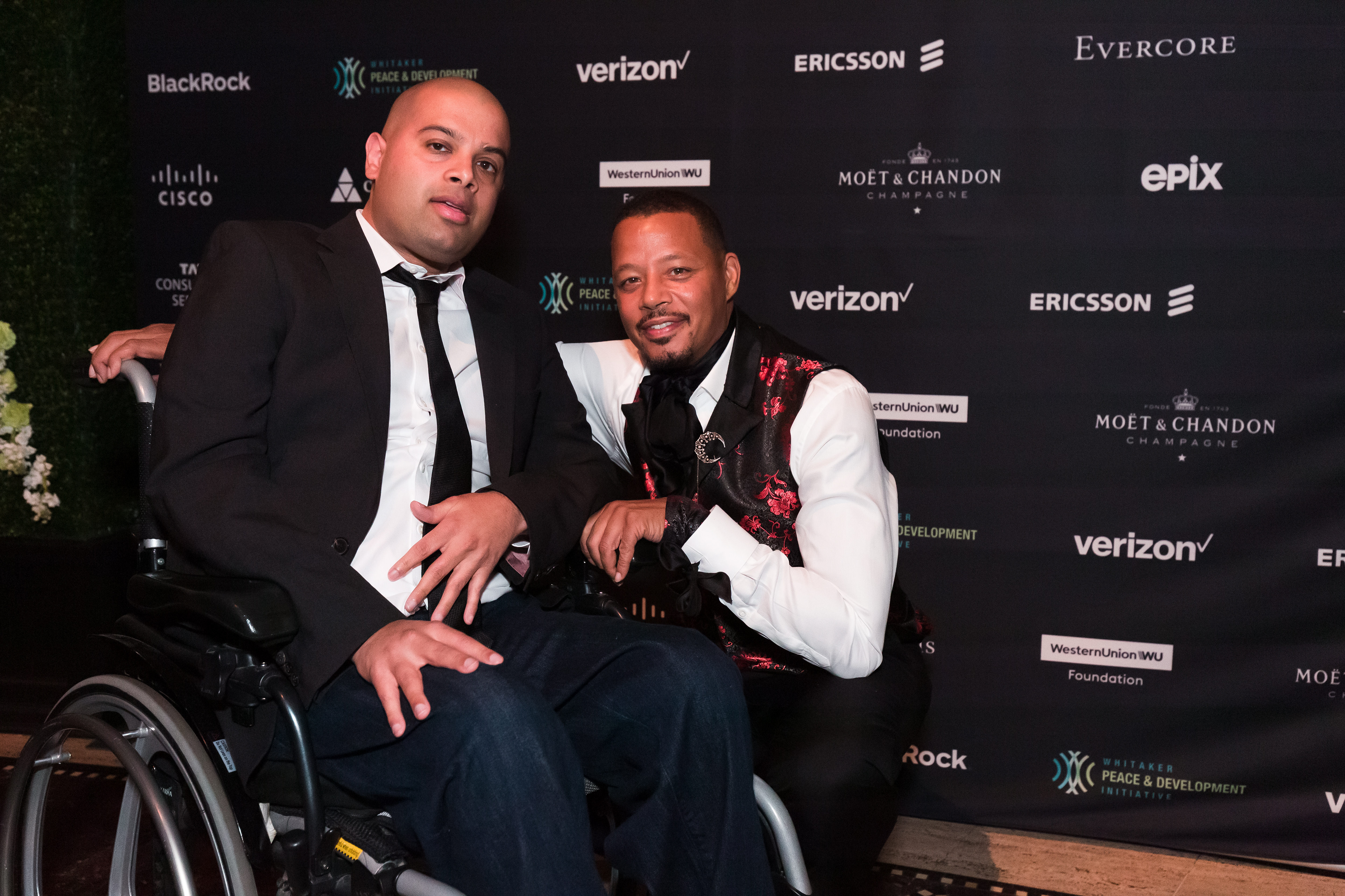 Terrence Howard with Attendee