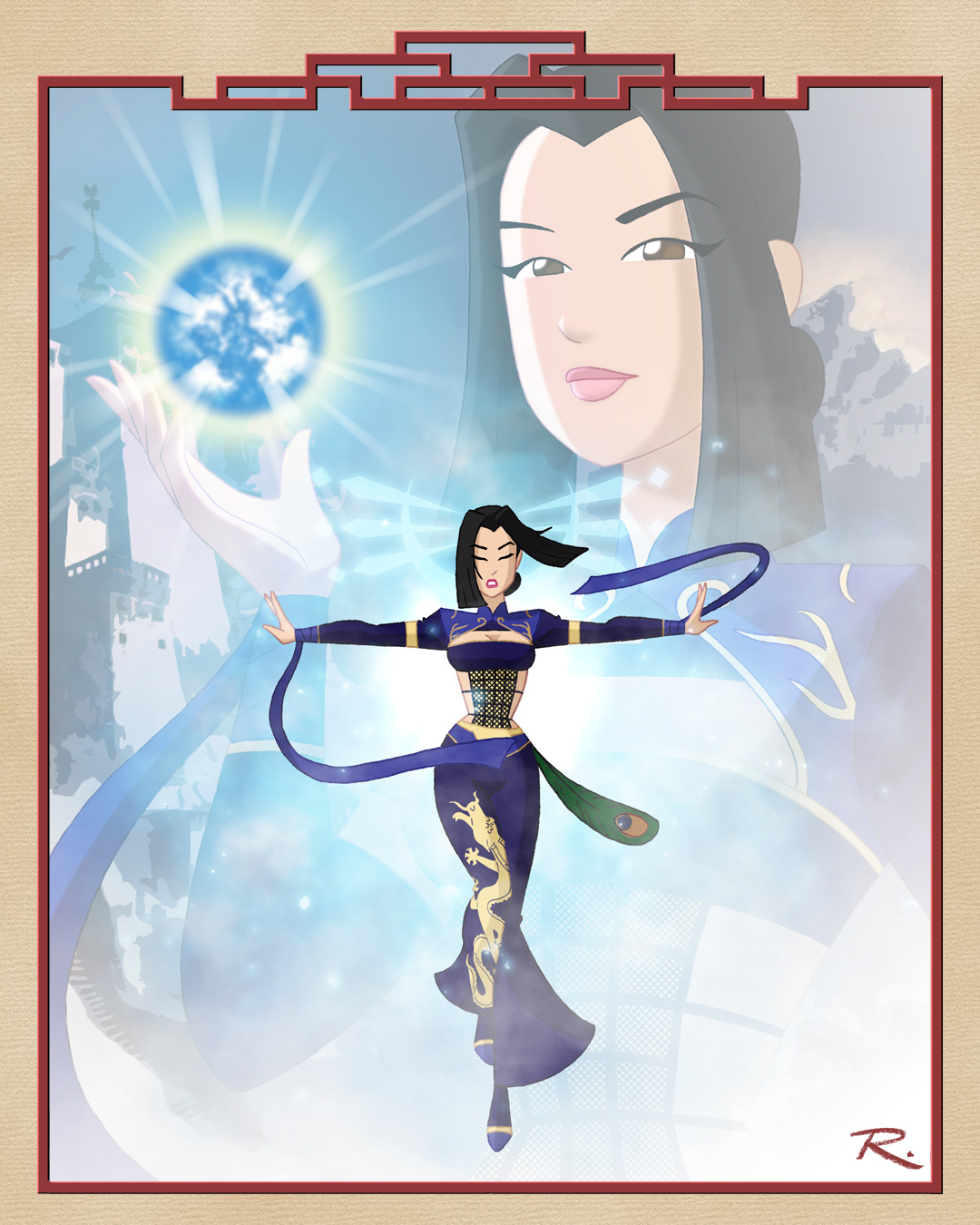 Fan art based on "Jade Empire" video game by BioWare