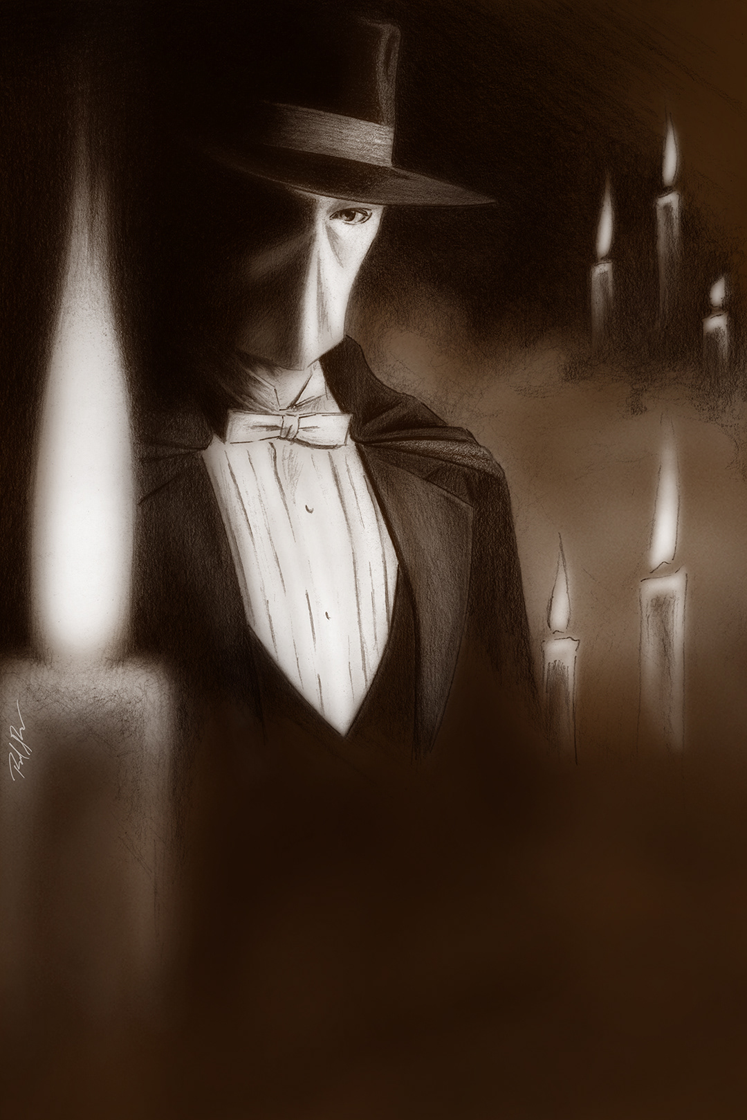 Cover art for "Phantom" novel by Susan Kay published by Llumina Press