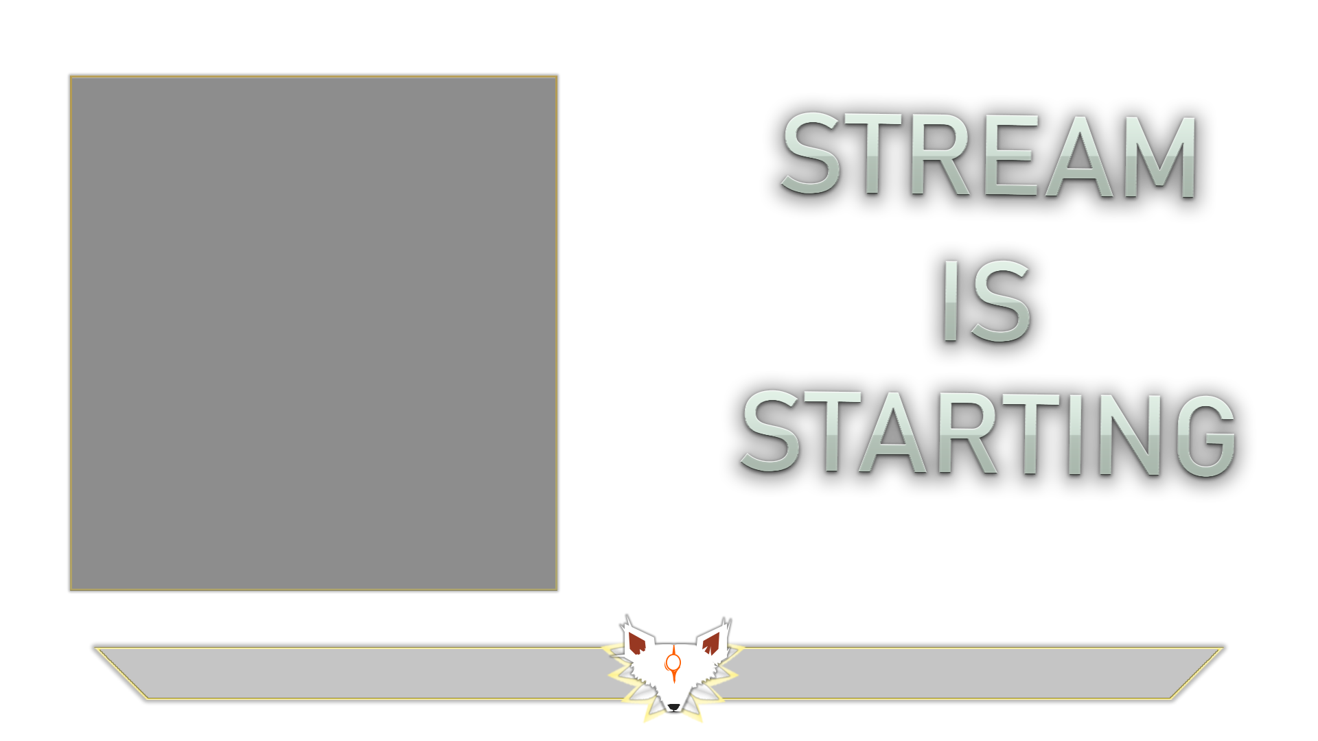 A stream is starting screen with chat and two latest notification bars.