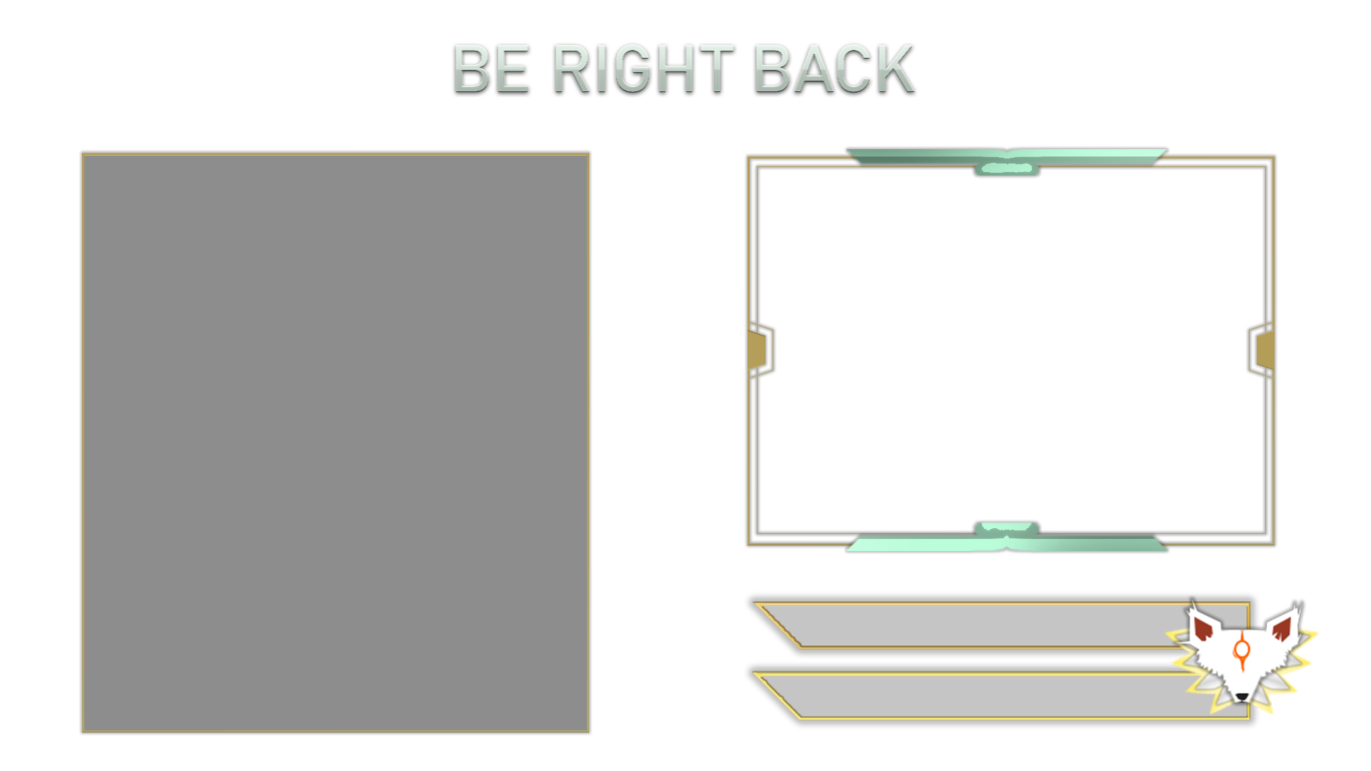 A be right back screen with facecam instead of the content screen.