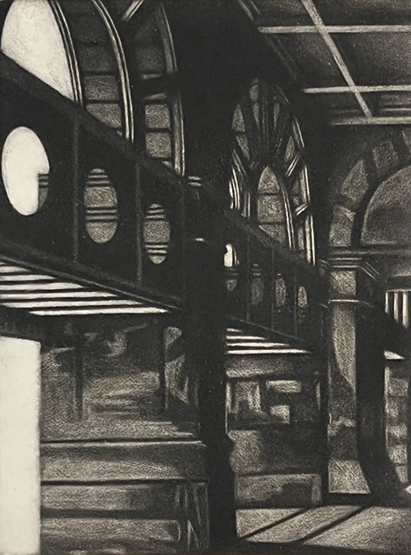 Sullivan's Circles, Mezzotint